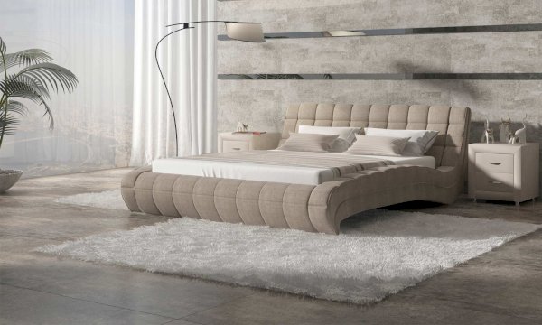 Кровать Milano/Милано (с металлическим основанием) (Сонум)